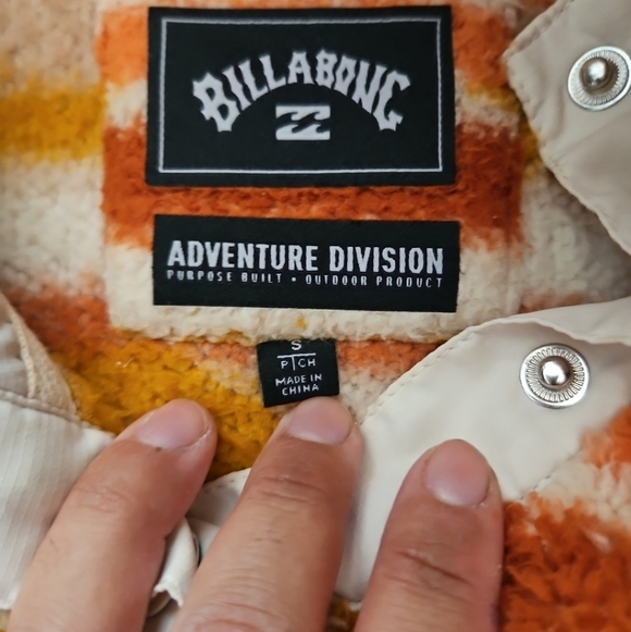 Billabong Womans Switchback Colorful Fleece Cozy Pullover Jacket S - Picture 11 of 14